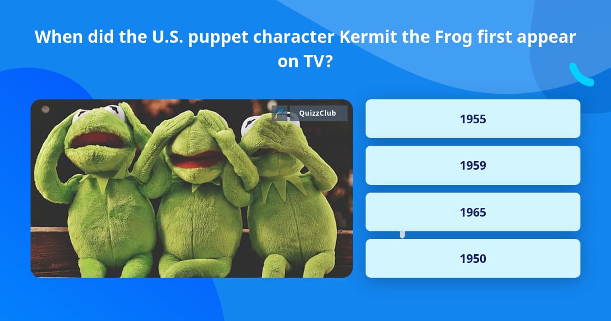 When did the U.S. puppet character... | Trivia Answers | QuizzClub