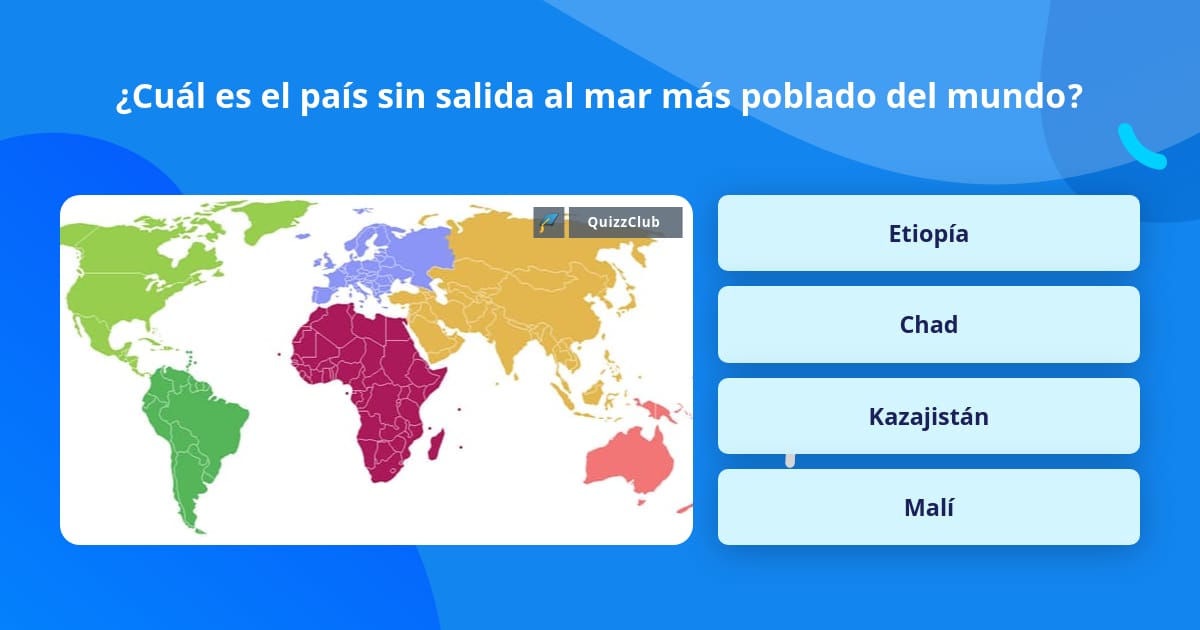 ¿Cuál es el país sin salida al mar... La respuesta de Trivia ¿Cuál es el país sin salida al mar... La respuesta de Trivia