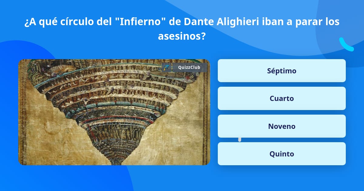 Los circulos del infierno de dante