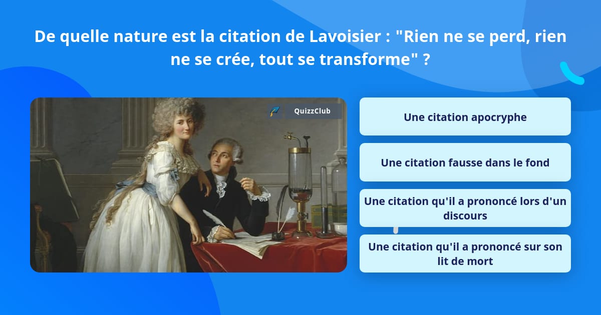 De Quelle Nature Est La Citation De Questions Quizzclub