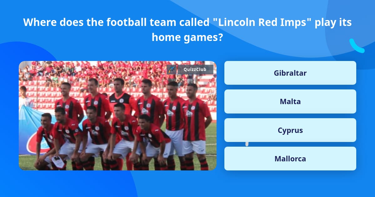 Where Does The Football Team Called Trivia Questions QuizzClub