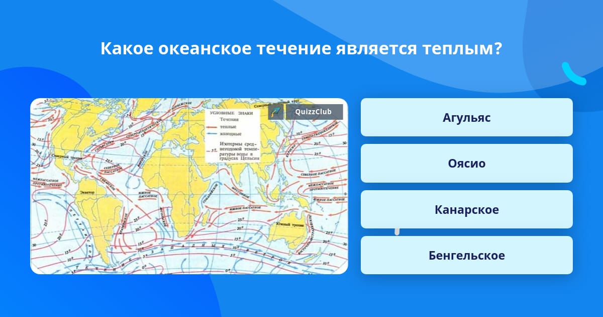 Океанические течения названия