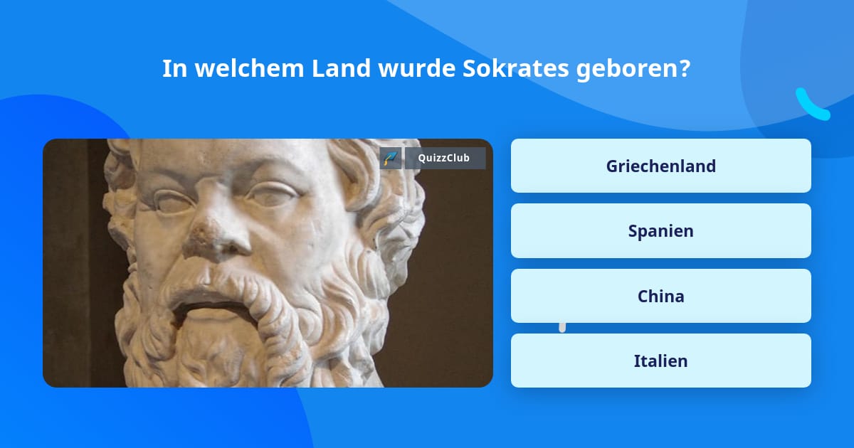 In welchem Land wurde Sokrates geboren?
