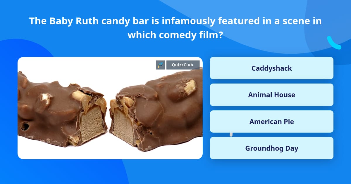 The Baby Ruth candy bar is... | Trivia Answers | QuizzClub