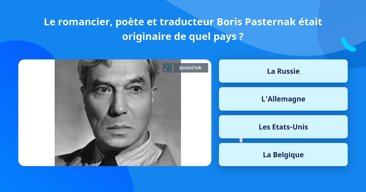 Le romancier, poète et traducteur  Réponses au questionnaire