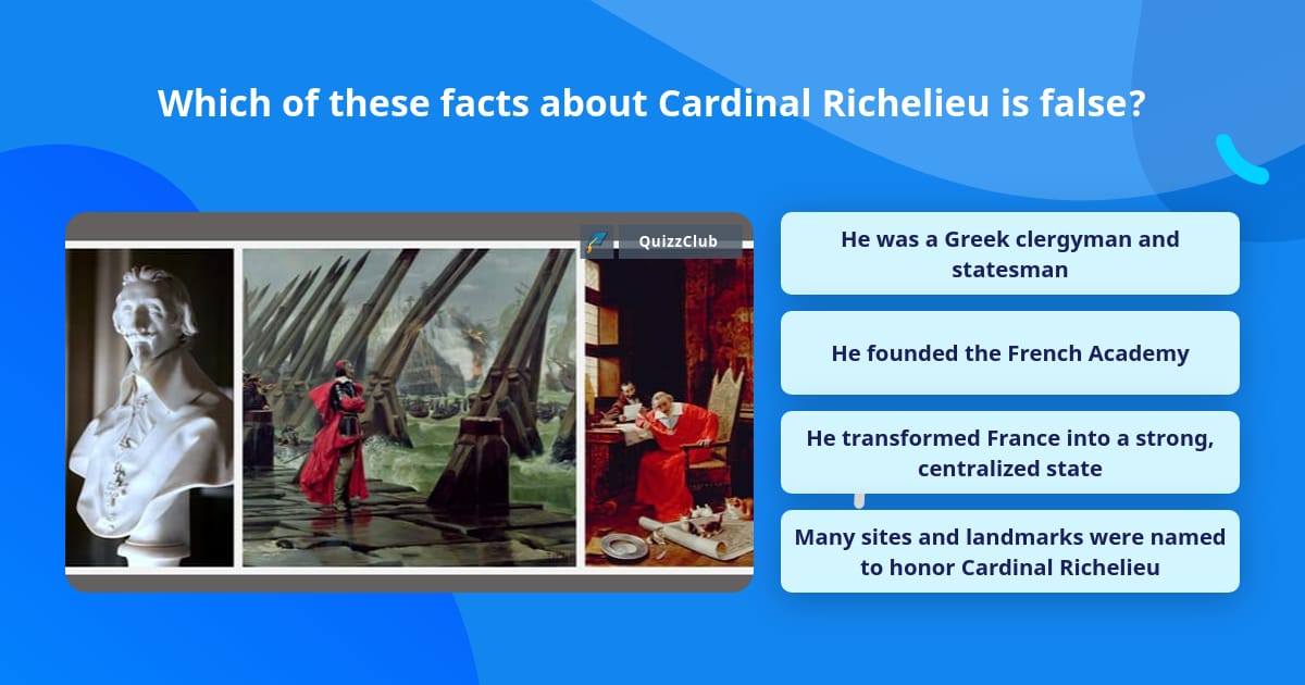 Which of these facts about Cardinal... | Trivia Questions | QuizzClub