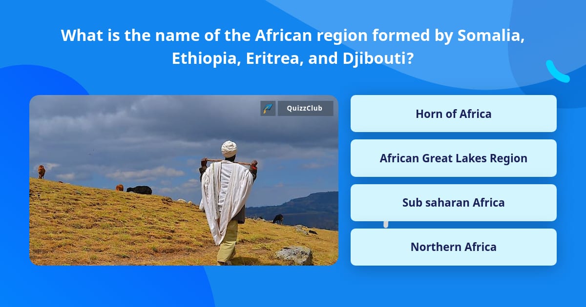 What Is The Name Of The African Trivia Answers QuizzClub