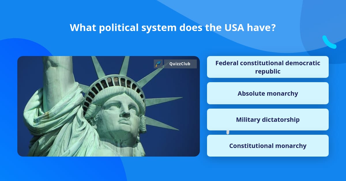 What Political System Does The United States Use