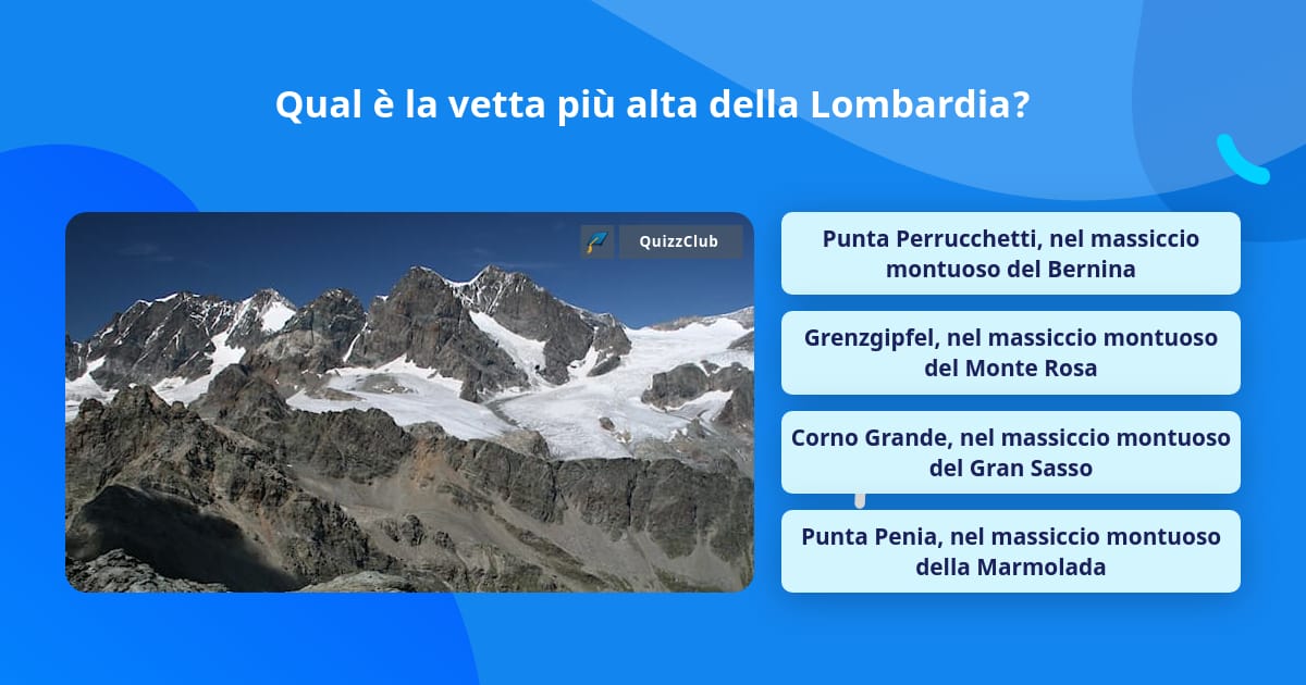 Qual è la vetta più alta