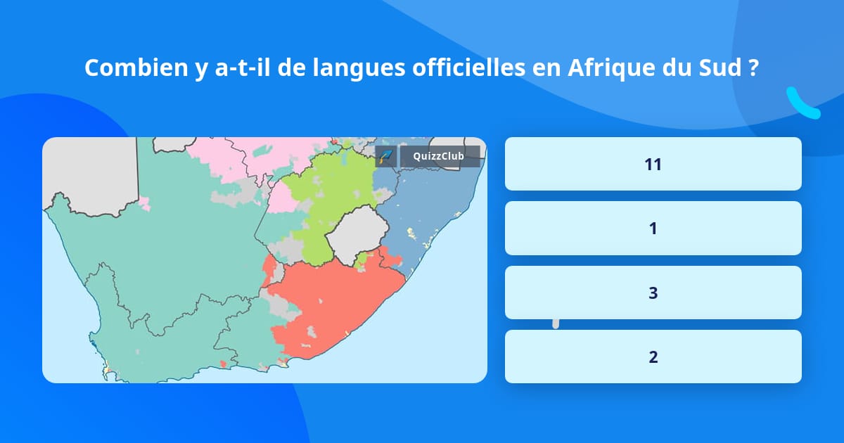 Combien y atil de langues... Questions