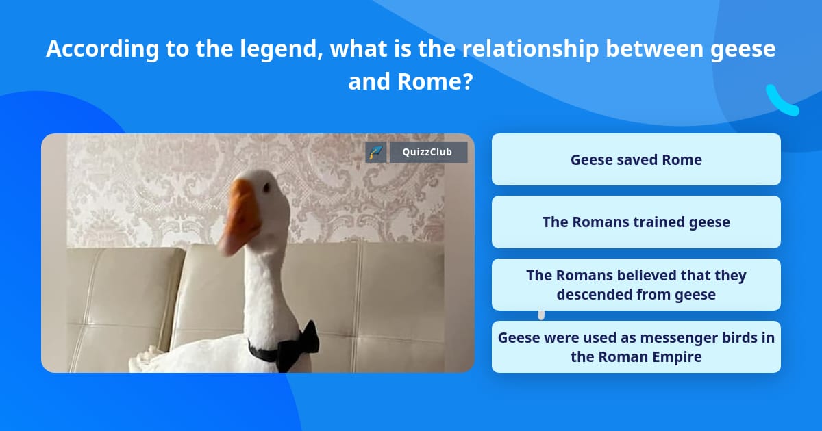 According To The Legend What Is The Trivia Questions QuizzClub
