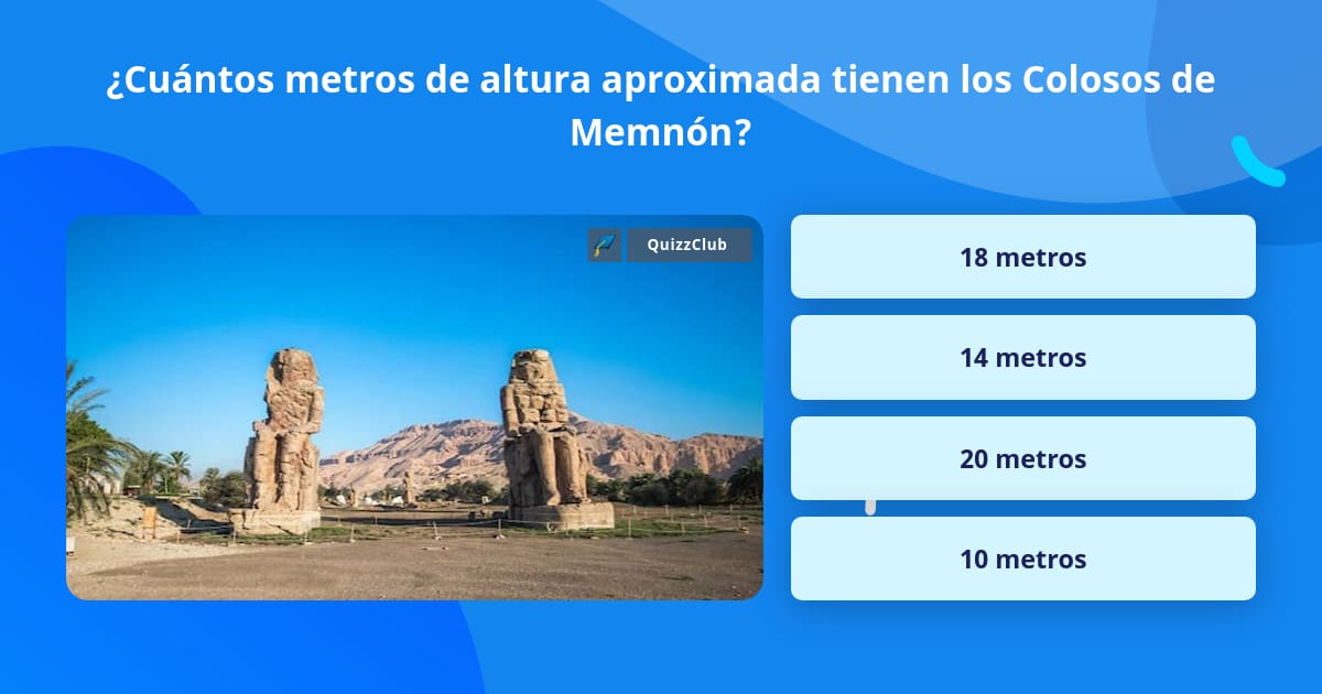 Cu Ntos Metros De Altura Aproximada Las Preguntas Trivia