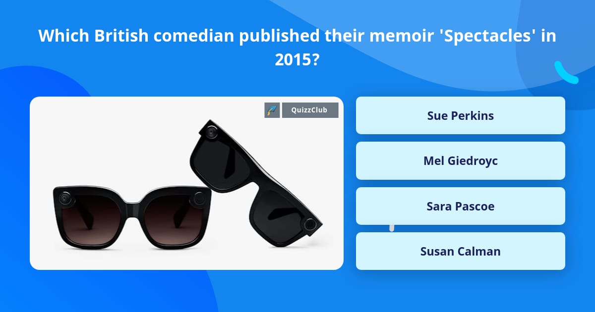 Which British Comedian Published Trivia Questions QuizzClub