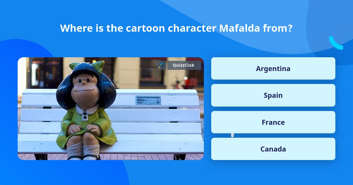 Where is the cartoon character... | Trivia Questions | QuizzClub