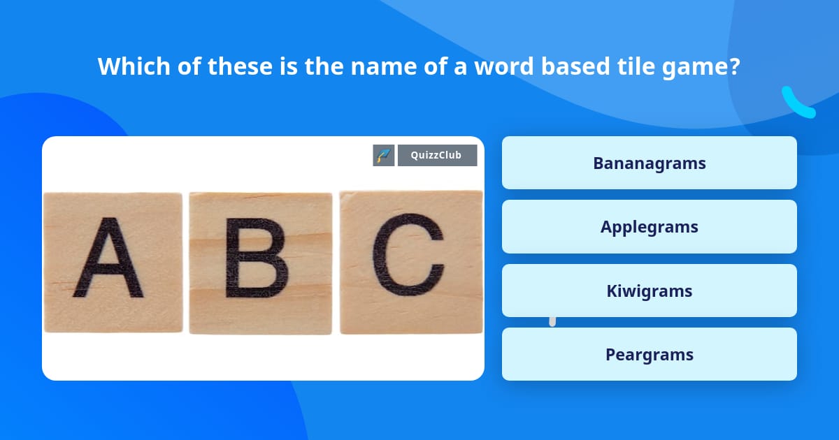 Which of these is the name of a word... | Trivia Questions | QuizzClub