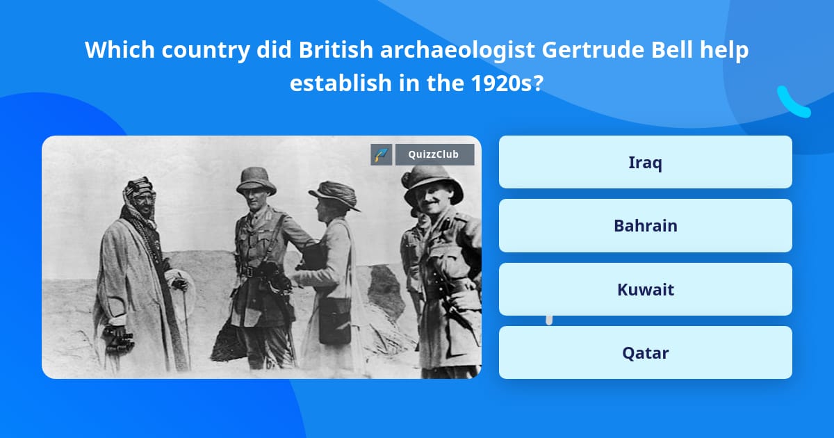 Which Country Did British Trivia Questions QuizzClub