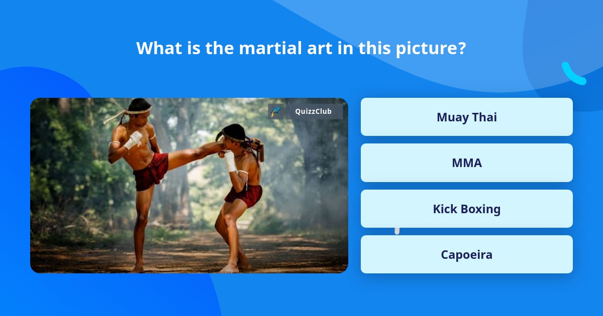 What is the martial art in this picture? Trivia Answers