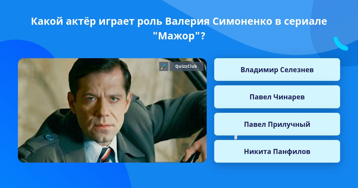 Какой актер играл роли Какой актер играл роли