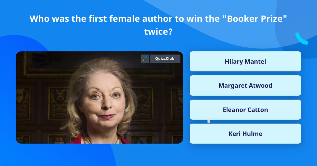Trivia Master Female Who was the first female author to... | Trivia Questions | QuizzClub