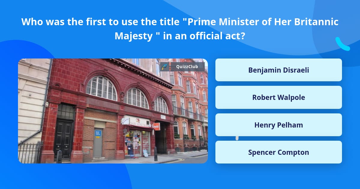 Who was the first to use the title... | Trivia Answers | QuizzClub