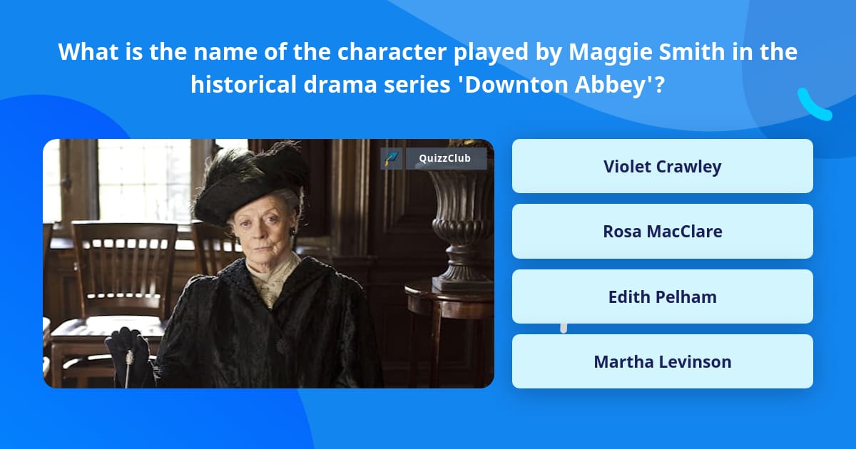 What is the name of the character... | Trivia Questions | QuizzClub
