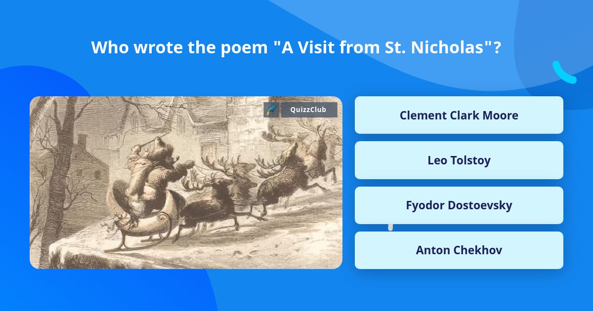a visit from saint nicholas