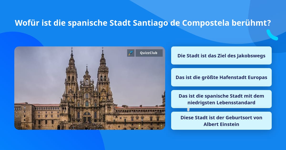 Wofür ist die spanische Stadt... QuizAntworten Wofür ist die spanische Stadt... QuizAntworten
