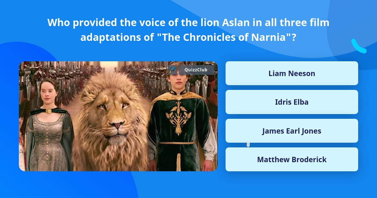 Who provided the voice of the lion, Trivia Answers