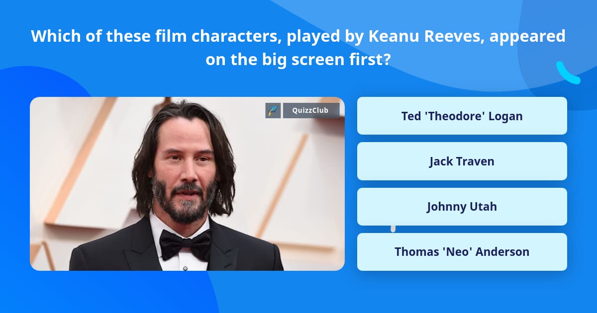 Which of these film characters,... | Trivia Questions | QuizzClub