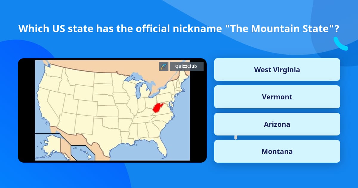 Which US state has the official... | Trivia Questions | QuizzClub