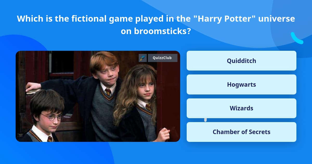 Which is the fictional game played... | Trivia Questions | QuizzClub