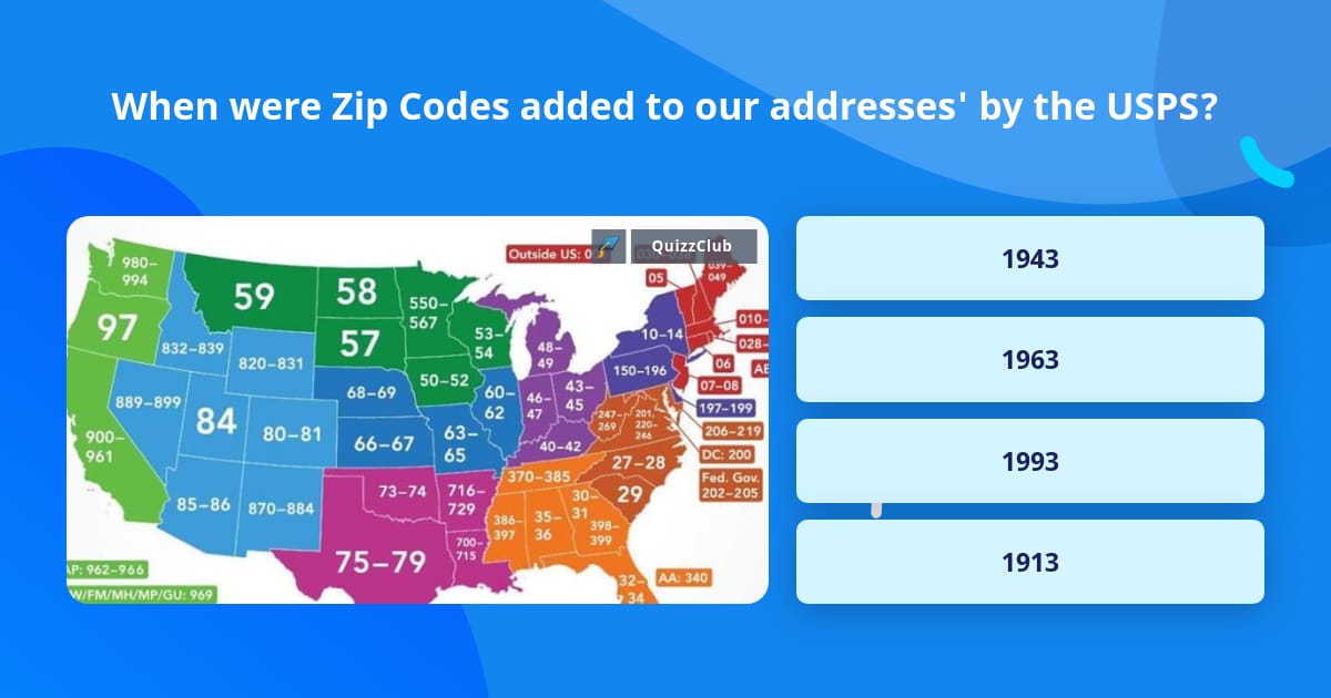 when-were-zip-codes-added-to-our-trivia-questions-quizzclub