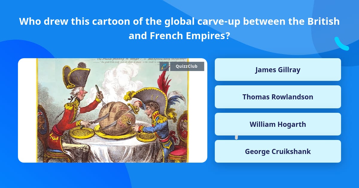 Who drew this cartoon of the global... | Trivia Questions | QuizzClub