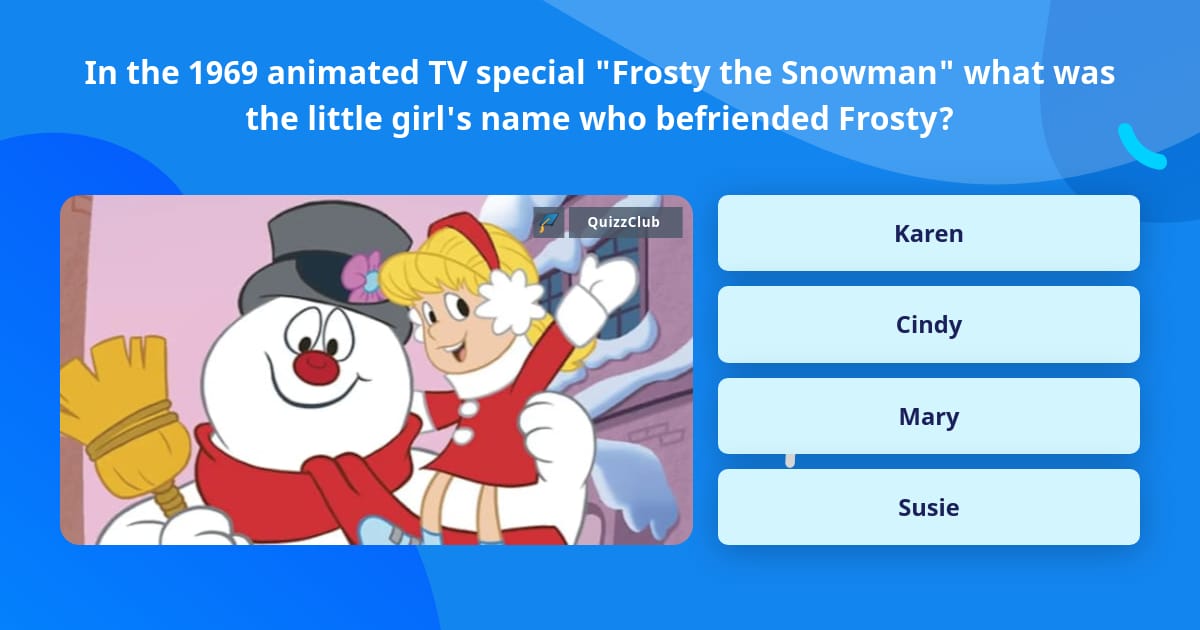 In the 1969 animated TV special... | Trivia Questions | QuizzClub