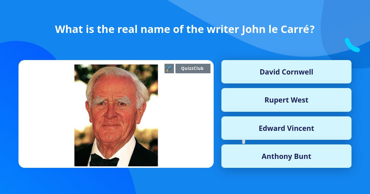 What is the real name of the writer... | Trivia Answers | QuizzClub