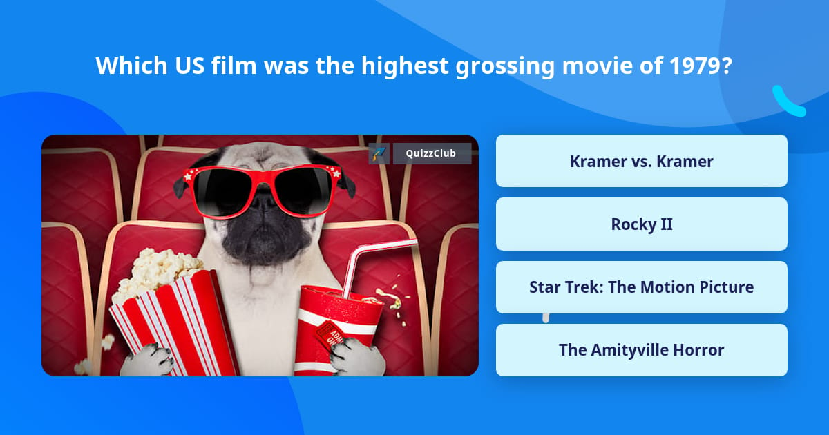 Which Us Film Was The Highest Trivia Questions Quizzclub 
