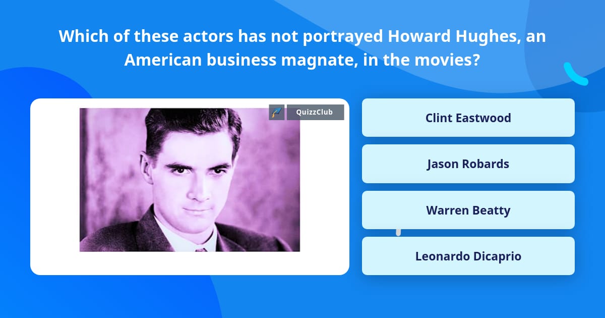 Which of these actors has not... | Trivia Questions | QuizzClub