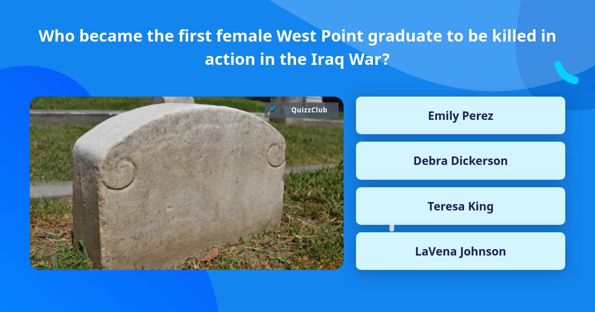 Who became the first female West... | Trivia Questions | QuizzClub
