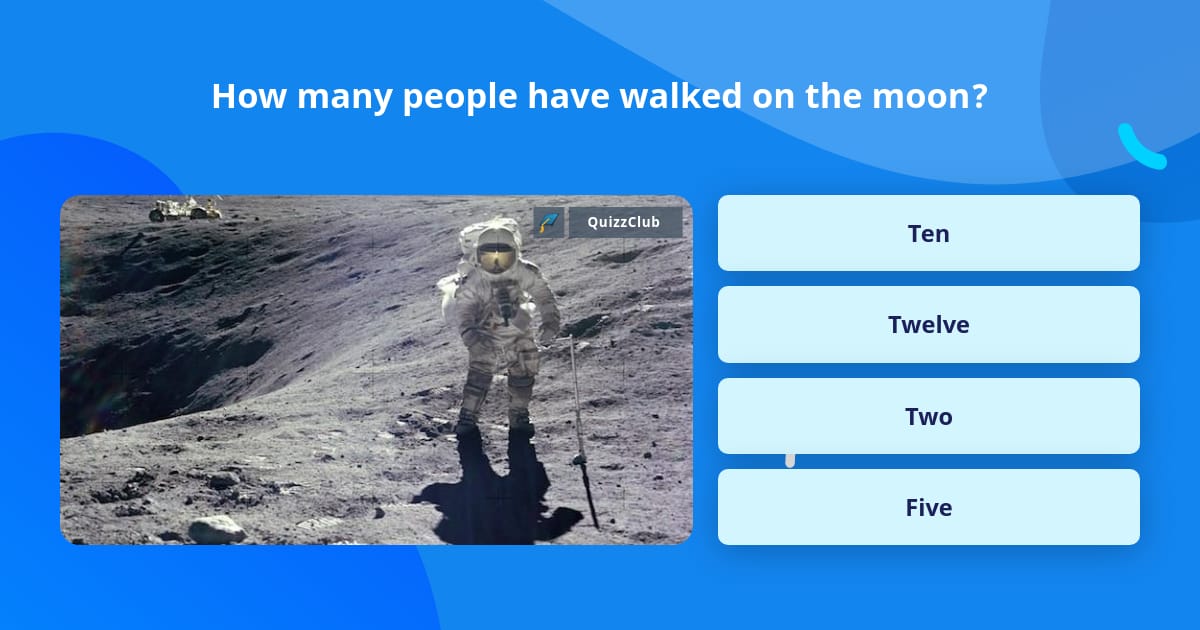 How many people have walked on the Moon?