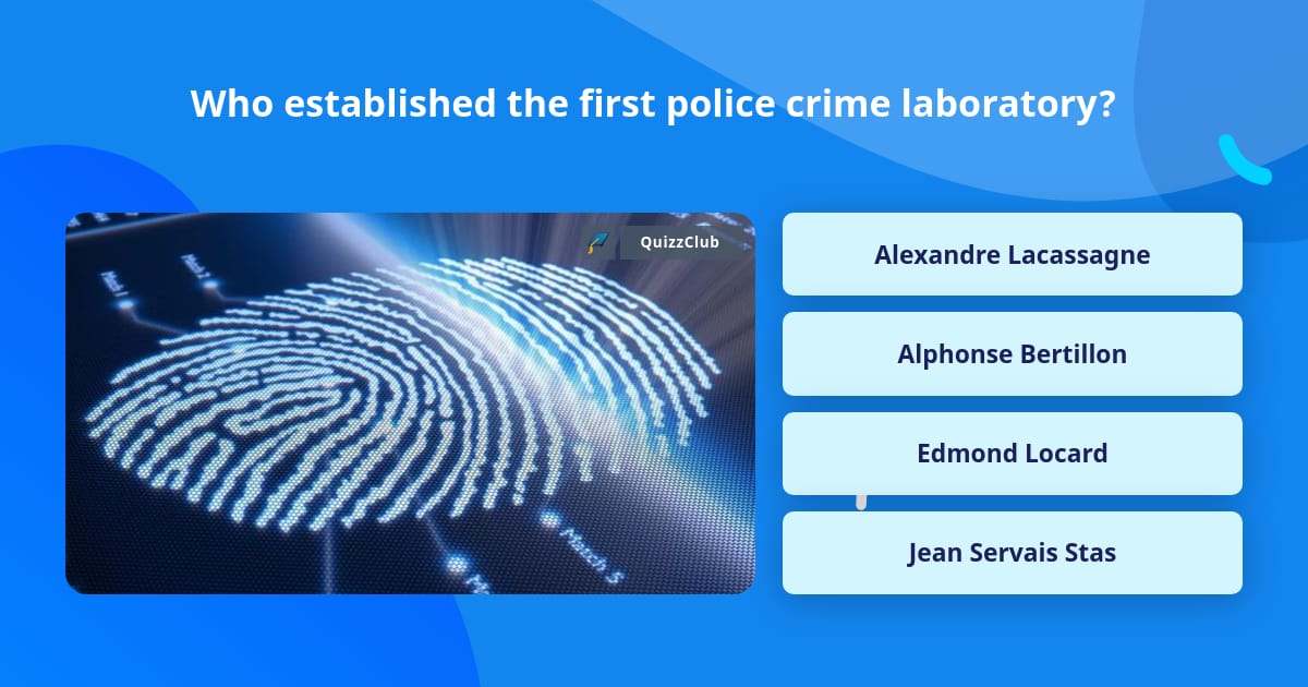 Who established the first police... | Trivia Answers | QuizzClub