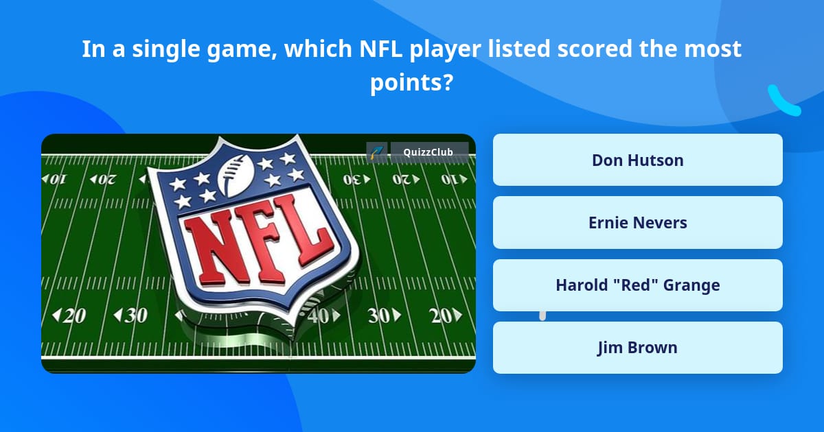 What is the highest-scoring in a single NFL football game?