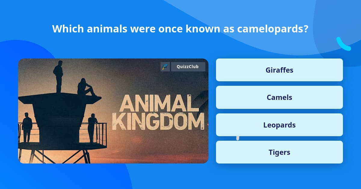 Which animals were once known as... | Trivia Questions | QuizzClub