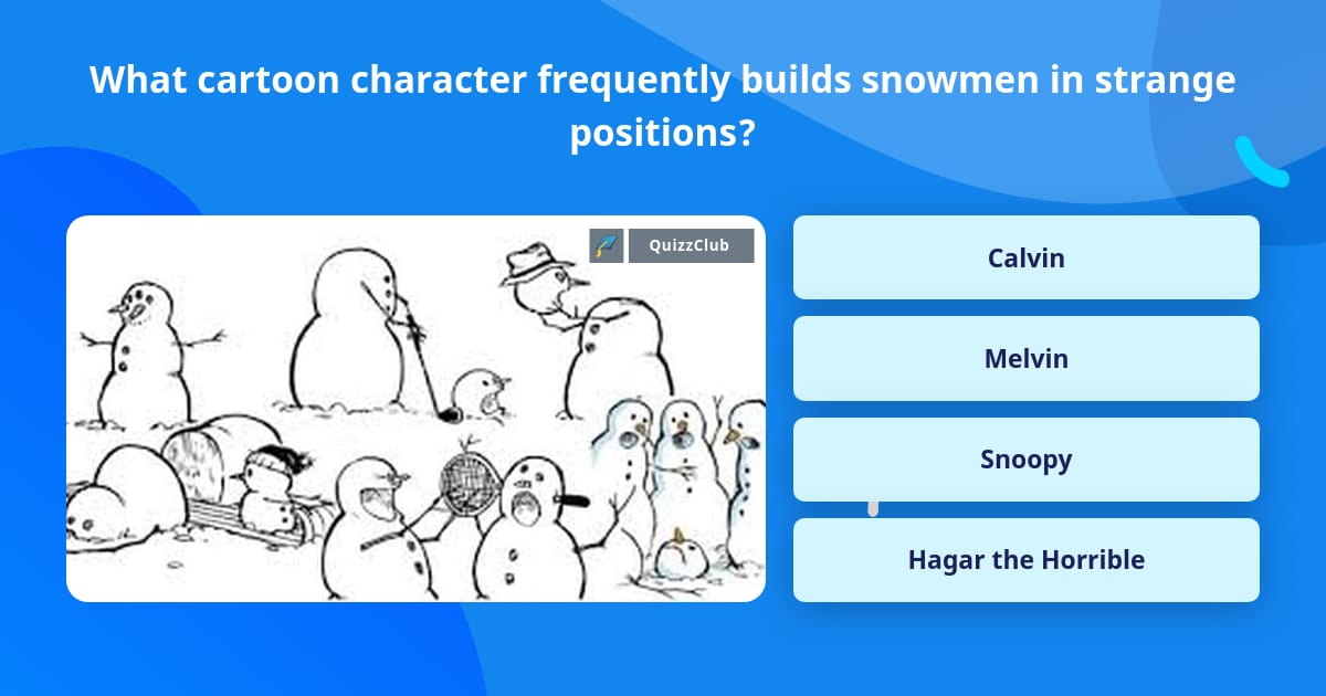 What cartoon character frequently... | Trivia Questions | QuizzClub