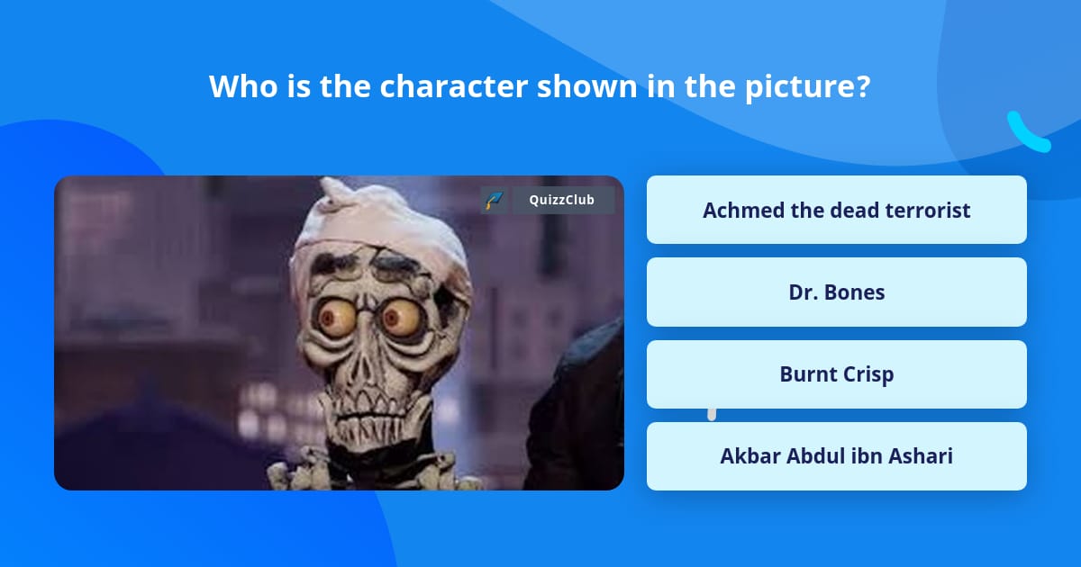 Who is the character shown in the... | Trivia Questions | QuizzClub