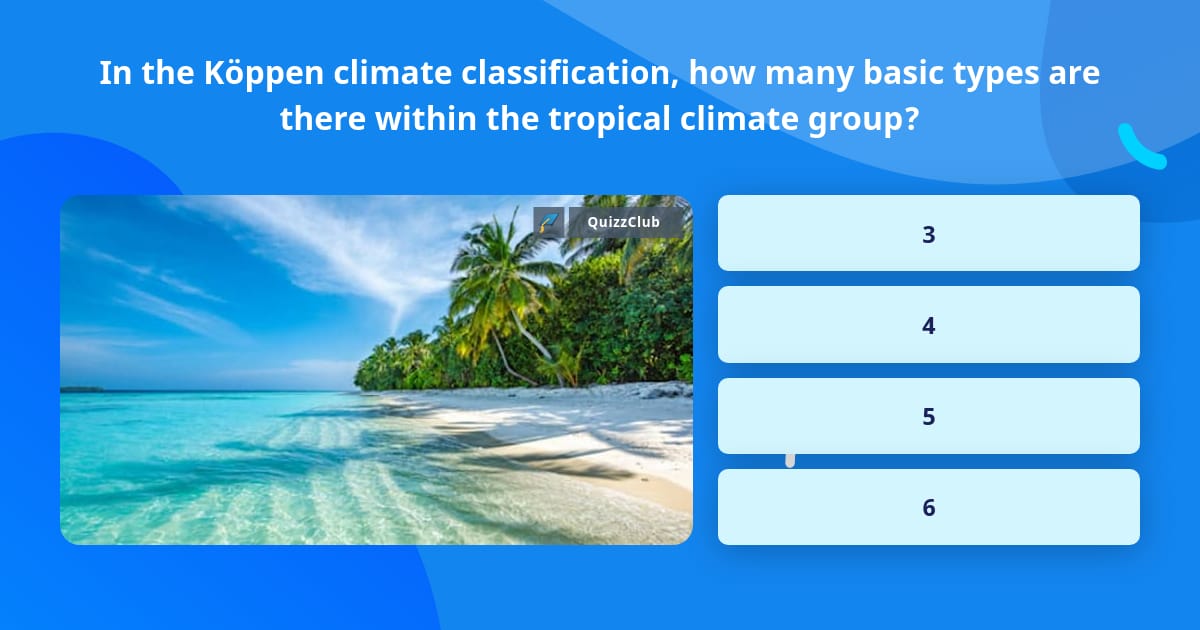In the Köppen climate... | Trivia Questions | QuizzClub