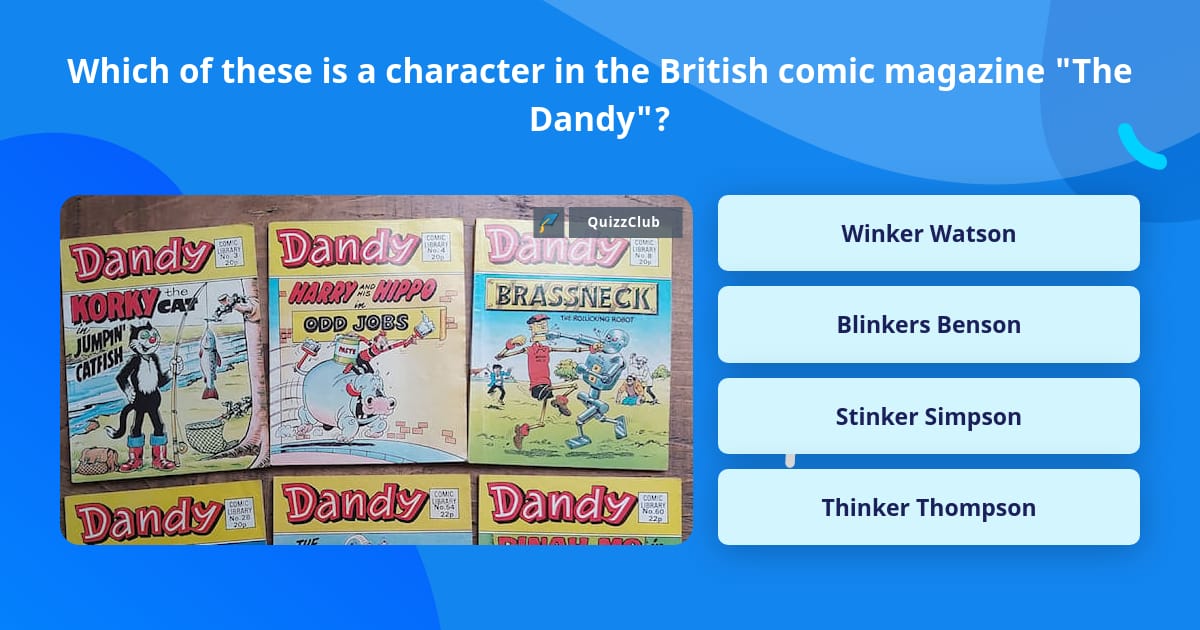 Which of these is a character in the... | Trivia Questions | QuizzClub