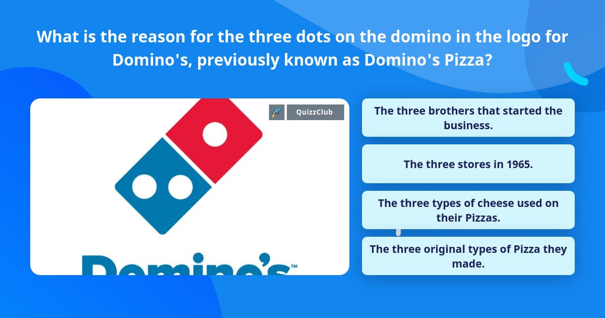 People are only just realizing why the Domino's logo had three dots added  to it